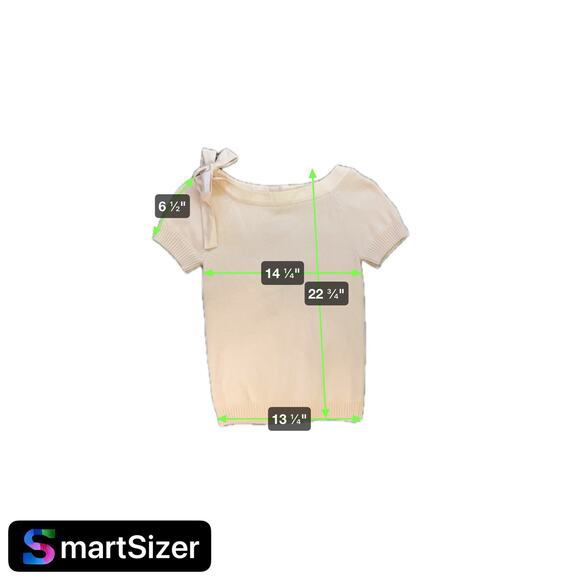 Marc Jacobs‎ short sleeve pink sweater bow sz small wool cashmere - Picture 5 of 7